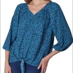 𝅺⭐️ADRIENNE Vitaddini 3/4 Polka Dot Blouse⭐️